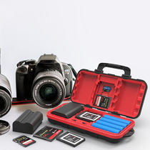 Camera battery storage card storage box E6 battery card box SD memory card protection box CF TF card box organization box