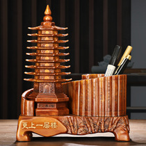 Wenchang Tower Pen Holder Decoration Creative and Practical Teachers Day Graduation Season Company Annual Meeting Souvenir Desk Decoration