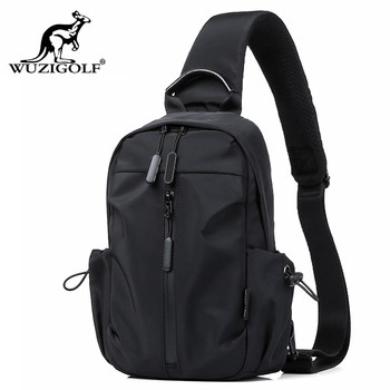 Bin'ao kangaroo chest bag men's crossbody bag fashion casual temporary temperature women's bag one-shoulder small backpack korean version