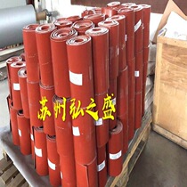 High temperature resistant silicone cloth Red fiberglass silicone cloth Double-sided single-sided silicone cloth