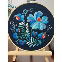 *Bamboo embroidery stretch embroidery cross stitch auxiliary tool embroidery stretch hoop support cross stitch embroidery scaffolding sewing and fixing god