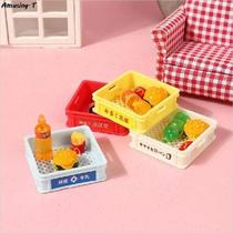 1 12 Dollhouse Simulation Burger Fries Model Dollhouse Mini