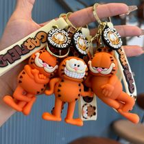 New cute cat doll pendant cute couple creative bag pendant small doll keychain silicone