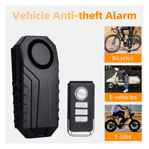 Bicycle remote control alarm ebike anti-theft alarm 113dB wireless induction bicycle vibration alarm