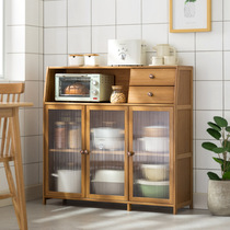 Kitchen rack floor-standing multi-layer cabinet storage cabinet cupboard storage cabinet multi-functional storage cabinet cabinet sideboard
