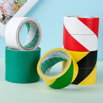PVC yellow and black warning tape waterproof warning landmark stickers zebra crossing logo color floor tape