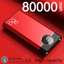 80000mAh Power Bank Large-Capacity Portable Phone Charger Di