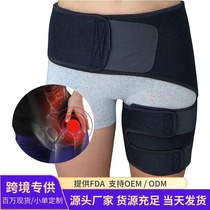 Outdoor sports thigh protector fitness leg protector breathable anti-muscle strain protector groin protector waist protector and thigh protector