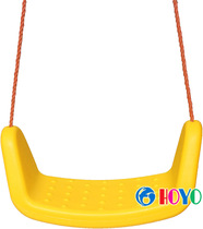Childrens swing U-shaped swing board indoor hanging chair plastic cradle swing chair with rope buckle