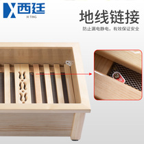 Solid wood heater stove foot warmer household energy-saving electric fire barrel O fire box living room foot warmer