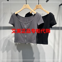 In stock Ainos counter domestic 2024 new summer tops 40436002-489