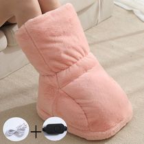 Foot warmer plug-in electric foot dryer winter warm foot pad dormitory cartoon plush foot warmer foot warmer artifact