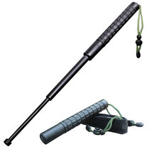 Plastic whip stick PC whip whip second generation self-defense stick telescopic shortening stick for men and women self-defense vehicle-mounted self-defense supplies with window breaker
