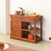 Hedgehog rosewood tea cabinet kettle integrated mahogany mobile coffee table cabinet solid wood tea table rosewood sofa side cabinet