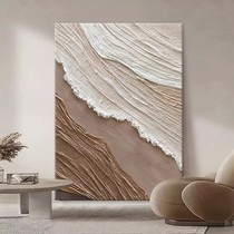 Hand-painted oil painting modern living room decoration painting tide abstract texture painting porch hanging painting sofa background wall floor painting