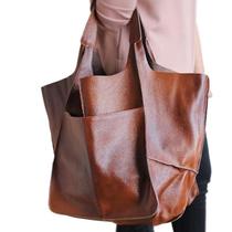Casual Soft Large Capacity Tote Women Handbags Designer Aged