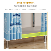 Simple wardrobe home bedroom cloth wardrobe rental house assembled storage cabinet strong and durable all-steel frame Shen Heng