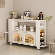 Cream style sideboard living room storage cabinet tea cabinet wine cabinet storage cabinet kitchen wall integrated cabinet storage cabinet