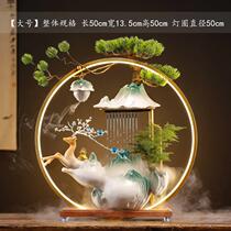 High-end Lucky Water Humidifier Lu Shengcai Ornaments Circulating Water Porch Living Room Office Desktop Moving to a New Home