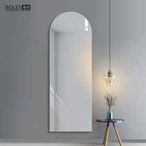BOLEN light luxury arch full-body wall mirror self-adhesive dressing mirror explosion-proof fitting mirror home wall hanging ins style wall hanging