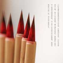 Wenxintang traditional small red hair pure wolf hair calligraphy small regular script brush set beginners Chinese painting brush hook line pen