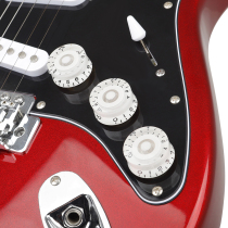 M MBAT 3Pcs Set Electric Bass Guitar Volume Knob Cap ABS Str