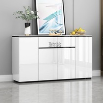 New cupboard and sideboard integrated wall-mounted modern minimalist living room tea cabinet marble slate countertop cabinet