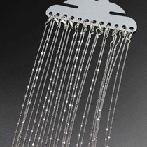 12Pcs Pack 40 45 50 60cm Rhodium Gold Lobster Clasp Chain fo