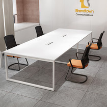Conference table long table simple modern table and chair combination reception negotiation and training large office furniture workbench