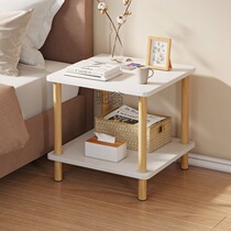 Yr bedside table modern minimalist bedroom small rental room ins style simple table bedside narrow storage rack cabinet