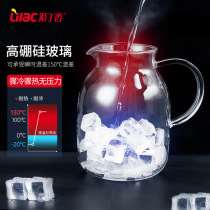 High-looking cool kettle summer large-capacity teapot high borosilicate glass high temperature resistant glass teapot teapot