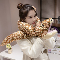 Funny simulation python doll plush toy big snake doll boy so