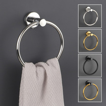 Bathroom towel rack towel ring 304 stainless steel paper towel holder hotel toilet paper holder bathroom hardware set