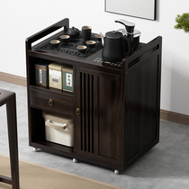 Mobile coffee table living room home 2024 new tea table kettle integrated small tea table Kung Fu tea side table tea cabinet