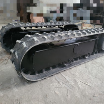 Chengde photovoltaic pile driver chassis electric remote control flatbed truck steel crawler chassis parts for drilling rig
