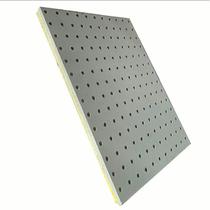 Perforated composite gypsum calcium silicate sound-absorbing board with irregular holes computer room school wall ceiling glass wool mineral wool board