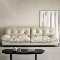 Italian minimalist cloud sofa down frosted velvet baxter living room modern simple internet celebrity fabric sofa