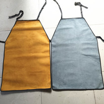 Welding apron first layer pigskin welder welding labor insurance genuine leather wear-resistant high temperature anti-scalding flame retardant heat insulation anti-spark