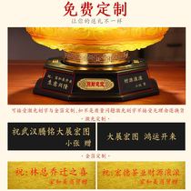 Fortune cornucopia golden toad and golden cicada ornaments office shop opening gifts wine cabinet desk decoration crafts