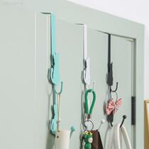Hook behind the door clothes hanger bedroom clothes hanger wall-mounted load-bearing punch-free dormitory hat storage artifact
