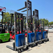 Semi-electric stacker 1 ton 2 ton small fully automatic hydraulic lifting forklift lifting forklift lifting truck
