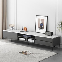 TV cabinet simple modern living room Italian style light luxury floor cabinet simple storage small apartment coffee table TV cabinet combination