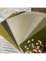 Special color tone-mint turquoise series of artistic textures eco-creative flora cooperation handbag material