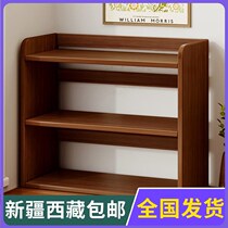 @Xinjiang Tibet Desktop Bookshelf Storage Rack Desktop Home Storage Rack Bedroom Cabinet Student Desk Rack