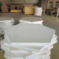 Hexagonal triangular fiberglass sound absorber with many years of production experience and recyclable space sound-absorbing flaps