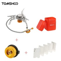 OMSHOO Outdoor Camping Stove Kit ltralight Mini Foldable Bac