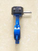 Toyama valve turbine butterfly valve D371X manual 16Q wafer worm Shanghai Seiko DN100 150