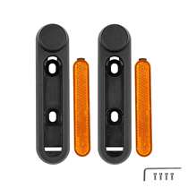 No. 9 F2 F2Plus F2Pro Electric Scooter Reflective Strip Safety Warning Plastic Parts Side Cover Accessories