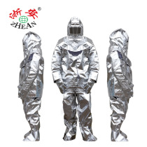 Zhean thermal insulation clothing 1000 degrees 500 degrees anti-high temperature radiation flame retardant waterproof ironing work protective clothing five-piece set