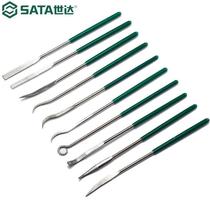 SATA0380410 piece set of diamond special shaped assorted files 3x140MM